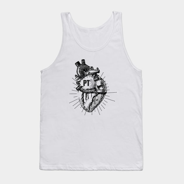Physical Therapy Heart Design for PT Tank Top by Hopscotch Shop Gifts